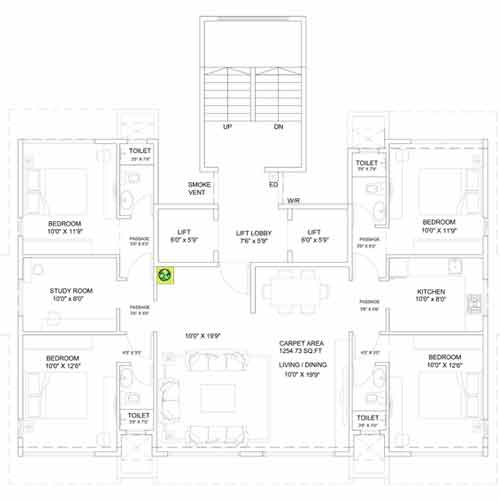 SALE PLAN BINDU with furniture